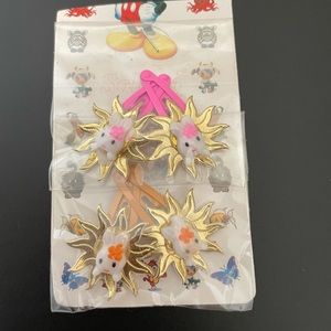 Hair clips for little girls - 2 pairs